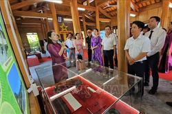 Giới thiệu 150 hình ảnh, tư liệu quý tại trưng bày 'Hòa Mỹ - Nơi in dấu sử vàng'