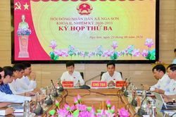 Xã Nga Sơn giảm từ 41 thôn còn 21 thôn