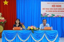 Cấp ủy, chính quyền xã Bình Thạnh Đông đối thoại với Nhân dân đợt 2 năm 2026