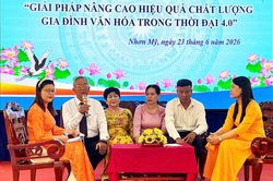 Xã Nhơn Mỹ tuyên dương 31 gia đình văn hóa tiêu biểu năm 2026