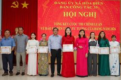Hòa Điền tổng kết Cuộc thi Chính luận về bảo vệ nền tảng tư tưởng của Đảng năm 2026
