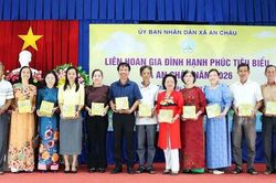 Liên hoan Gia đình hạnh phúc tiêu biểu xã An Châu năm 2026