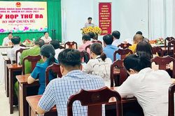 Phường Tô Châu thống nhất sắp xếp từ 15 ấp, khu phố còn 8 khu phố
