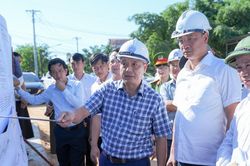 Bí thư Thành ủy Lê Ngọc Quang kiểm tra dự án Liên kết vùng miền Trung
