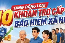 Tăng đồng loạt 10 khoản trợ cấp bảo hiểm xã hội