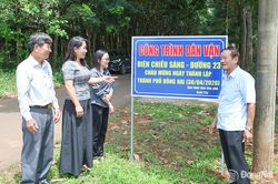 'Ý Đảng, lòng dân' thắp sáng những công trình