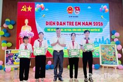Xã Mỹ An Hưng: Tổ chức diễn đàn trẻ em năm 2026