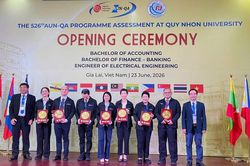 Trường Đại học Quy Nhơn khai mạc đợt đánh giá ngoài theo chuẩn AUN-QA 4.0 cho 3 chương trình đào tạo