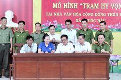 Xã Phước Hậu ra mắt mô hình 'Trạm hy vọng'