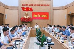Lào Cai dự phiên họp chuyên đề của Ban Chỉ đạo Chính phủ về thực hiện Nghị quyết số 57-NQ/TW