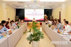 Cụm thi đua các tỉnh Trung du và Đồng bằng sông Hồng sơ kết công tác Mặt trận 6 tháng đầu năm 2026