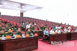Tổng duyệt diễn tập Ph&ograve;ng thủ d&acirc;n sự tỉnh Ninh B&igrave;nh năm 2026