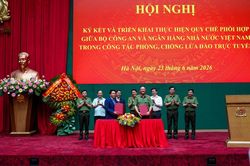 Bộ Công an và Ngân hàng Nhà nước phối hợp phòng, chống lừa đảo trực tuyến