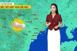 Dự b&aacute;o thời tiết trưa | 23/06/2026