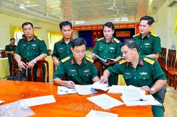 Quân khu 9 kiểm tra công tác chuyển đổi số tại Bộ Chỉ huy tỉnh Quân sự Cà Mau