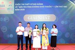 Trao giải Cuộc thi thiết kế bài giảng về 'Môi trường không khói thuốc' lần thứ hai