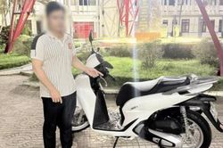 Bắt khẩn cấp đối tượng mượn xe mô tô rồi mang đi cầm cố lấy 50 triệu đồng