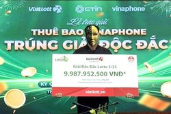Chọn số theo giấc mơ, người đàn ông trúng độc đắc gần 10 tỷ đồng