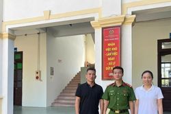 Công an xã hỗ trợ nhiệt tình, giúp nhân dân nhận lại tiền chuyển khoản nhầm