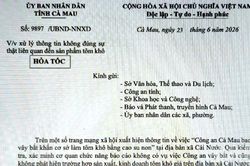 C&agrave; Mau hỏa tốc chỉ đạo xử l&yacute; nghi&ecirc;m tin giả về 't&ocirc;m kh&ocirc; l&agrave;m bằng cao su'