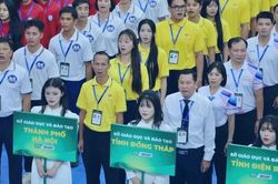 Hà Nội đạt 19 huy chương trong ngày đầu tranh tài Giải Thể thao học sinh phổ thông toàn quốc