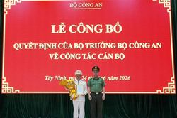 Đại t&aacute; Phạm Thanh T&ugrave;ng giữ chức Ph&oacute; Gi&aacute;m đốc C&ocirc;ng an tỉnh T&acirc;y Ninh