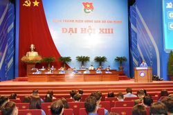 Khai mạc Đại hội đại biểu to&agrave;n quốc Đo&agrave;n TNCS Hồ Ch&iacute; Minh lần thứ XIII