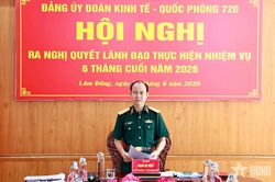 Đoàn Kinh tế - Quốc phòng 720 nâng cao hiệu quả sản xuất gắn với đảm bảo quốc phòng, an ninh