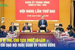 Tổng Bí thư, Chủ tịch nước Tô Lâm dự, chỉ đạo Hội nghị Quân ủy Trung ương