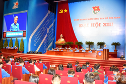 Phiên thứ hai Đại hội Đoàn toàn quốc lần thứ XIII bỏ phiếu bầu Ban Chấp hành Trung ương Đoàn khóa mới