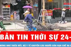 Bản tin thời sự ngày 24-6: Nóng như 'thiêu đốt', Bộ Y tế khuyến cáo người dân hạn chế ra đường