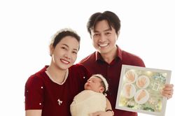 Bà xã Cao Minh Đạt: 'Nhìn chồng chăm con, tôi càng thương hơn'