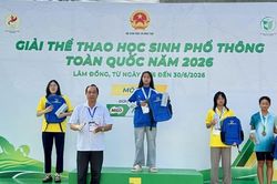 Nữ sinh Phú Thọ giành huy chương Vàng bơi toàn quốc
