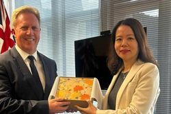 Thứ trưởng Ngoại giao Nguyễn Minh Hằng làm việc tại New Zealand