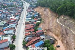 Hơn 30 hộ dân dưới chân đồi sắp hết cảnh lo lắng mùa mưa bão