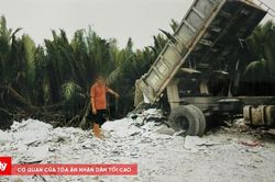 Khởi tố đối tượng đổ trái phép gần 600 tấn chất thải rắn ra môi trường