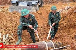 Phát hiện và hủy nổ thành công quả bom khoảng 250kg còn nguyên kíp nổ