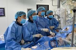 Trái tim cụ bà 76 tuổi gần bịt kín, bác sĩ 'giải cứu' không cần phẫu thuật