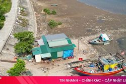 Cận cảnh khu neo đậu tránh trú bão Cửa Nhượng bị xâm hại