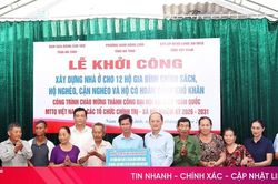Khởi công xây dựng nhà ở cho 12 hộ gia đình chính sách, khó khăn