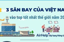 3 sân bay của Việt Nam vào top tốt nhất thế giới năm 2026