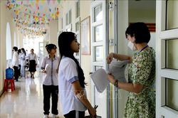 Thí sinh Quảng Ninh hoàn thành môn cuối kỳ thi vào lớp 10