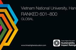 Đại học Quốc gia Hà Nội gia tăng vị trí trong Bảng đánh giá THE Impact Rating 2026