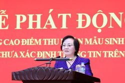 Phát động cao điểm thu nhận ADN, mở thêm cơ hội xác định danh tính liệt sĩ