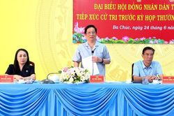 Tổ Đại biểu số 10 HĐND tỉnh An Giang tiếp x&uacute;c cử tri 3 x&atilde; trước kỳ họp giữa năm 2026