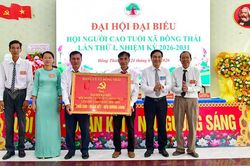Ông Nguyễn Văn Cùm giữ chức chủ tịch Hội Người cao tuổi xã Đông Thái nhiệm kỳ 2026 - 2031