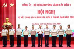 Bộ Tư lệnh V&ugrave;ng Cảnh s&aacute;t biển 4 sơ kết c&ocirc;ng t&aacute;c 6 th&aacute;ng đầu năm 2026