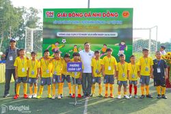 Giải b&oacute;ng đ&aacute; nhi đồng C&uacute;p B&aacute;o v&agrave; Ph&aacute;t thanh, Truyền h&igrave;nh Đồng Nai - C.P Việt Nam: Phường Xu&acirc;n Lập, x&atilde; Cẩm Mỹ đại diện Cụm v&ograve;ng loại 3 tham dự v&ograve;ng chung kết