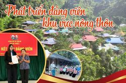 Ph&aacute;t triển đảng vi&ecirc;n khu vực n&ocirc;ng th&ocirc;n