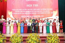 27 thí sinh tranh tài tại hội thi báo cáo viên, tuyên truyền viên giỏi cấp tỉnh năm 2026